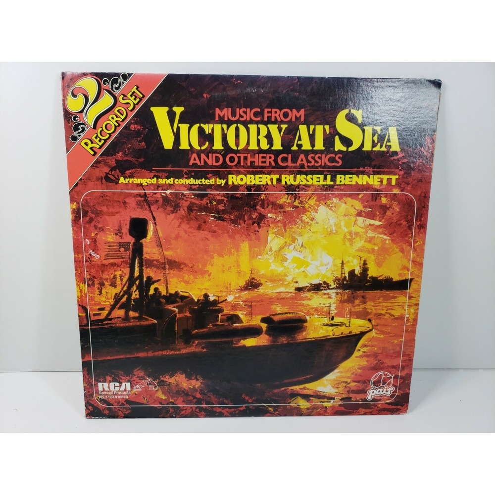Robert Russell Bennett MUSIC FROM VICTORY AT SEA - RCA PDL2-1104 VG++ R7